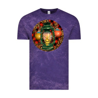 Cloud Purple Xmas Lantern Christmas Vintage Tee - RanaPortraitStore