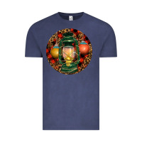 Vintage Denim Xmas Lantern Christmas Vintage Tee - RanaPortraitStore