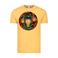 Vintage Mustard Xmas Lantern Christmas Vintage Tee - RanaPortraitStore