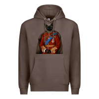 Coffee Pet Portraits, Custom Pet Portraits, Renaissance Pet Portraits, Custom Premium Hoodie - RanaPortraitStore