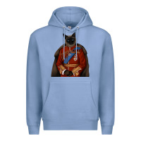Colony Blue Pet Portraits, Custom Pet Portraits, Renaissance Pet Portraits, Custom Premium Hoodie - RanaPortraitStore