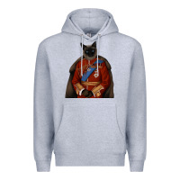 Heather Grey Pet Portraits, Custom Pet Portraits, Renaissance Pet Portraits, Custom Premium Hoodie - RanaPortraitStore