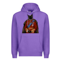 Purple Pet Portraits, Custom Pet Portraits, Renaissance Pet Portraits, Custom Premium Hoodie - RanaPortraitStore