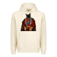 Tofu Pet Portraits, Custom Pet Portraits, Renaissance Pet Portraits, Custom Premium Hoodie - RanaPortraitStore