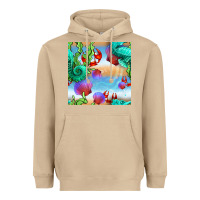 Mushroom seahorse and beach Heavyweight Hoodie - BundleAndBundleShop