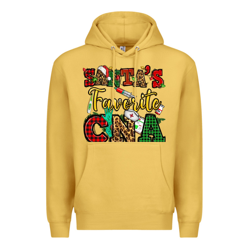 Santas Favorite Cna Christmas Premium Hoodie by NancyCooperArtShop | Teevron