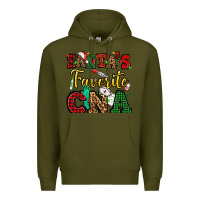 Army Green santas favorite cna christmas Premium Hoodie - NancyCooperArtShop