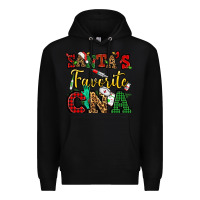 Black santas favorite cna christmas Premium Hoodie - NancyCooperArtShop