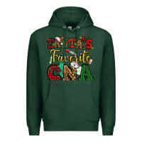 Sports Green santas favorite cna christmas Premium Hoodie - NancyCooperArtShop