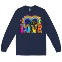 Navy Choose love Long Sleeve Tee - Zillion Design Studio