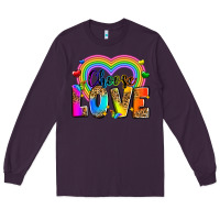 Plum Choose love Long Sleeve Tee - Zillion Design Studio