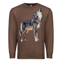 Chestnut wolf Premium Sweatshirt - LillyAllenDesigns