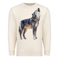Sandshell wolf Premium Sweatshirt - LillyAllenDesigns