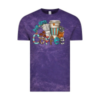 Cloud Purple but first coffee Vintage Tee - texasbilliewilder