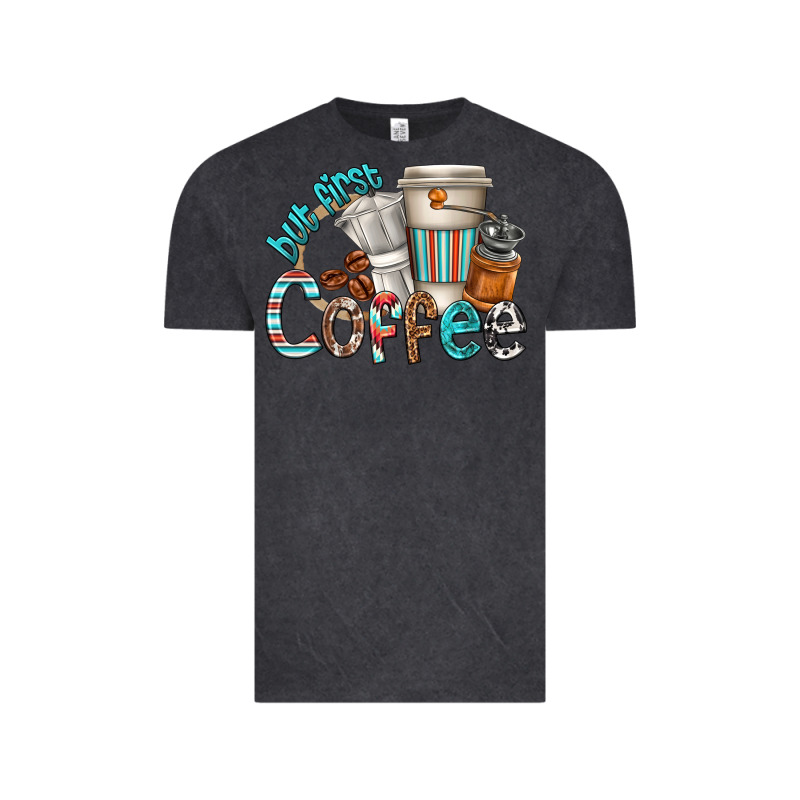 But First Coffee Vintage Tee by texasbilliewilder | Teevron