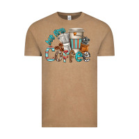 Vintage Coffee but first coffee Vintage Tee - texasbilliewilder