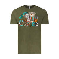 Vintage Olive but first coffee Vintage Tee - texasbilliewilder