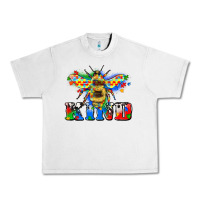 Lunar Rock bee kind autism Urban Heavy Tee - Zillion Design Studio