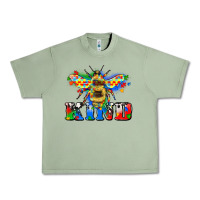 Oil Green bee kind autism Urban Heavy Tee - Zillion Design Studio