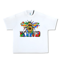 White bee kind autism Urban Heavy Tee - Zillion Design Studio