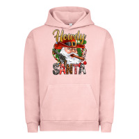 Pigment Salmon Howdy Santa Urban Hoodie - BundleAndBundleShop