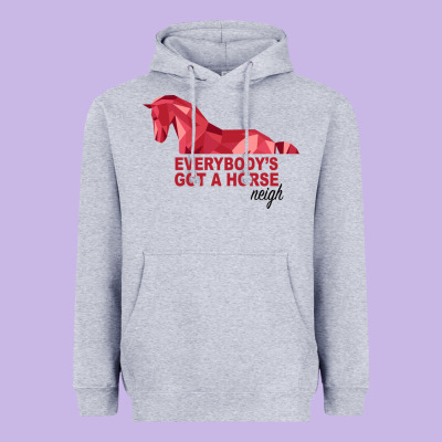 Everybody's Got A Horse Neigh Heavyweight Hoodie Designed By Bettercallsaul
