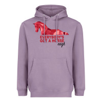Lavender Everybody's Got A Horse Neigh Heavyweight Hoodie - Bettercallsaul