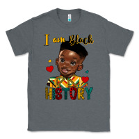 Charcoal Heather i am black history black boy Classic Tee - HRA Design Shop