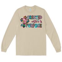 Mushroom created with a purpose Long Sleeve Tee - AdoDesignShop