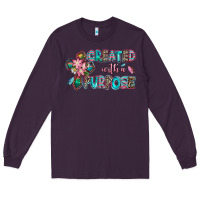 Plum created with a purpose Long Sleeve Tee - AdoDesignShop