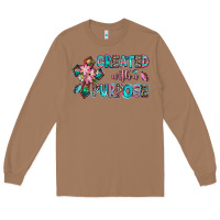 Toasted Coconut created with a purpose Long Sleeve Tee - AdoDesignShop