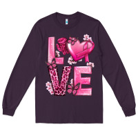 Love Cancer With Heart Long Sleeve Tee | Teevron