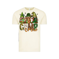 Camp Crew With Gnomies Vintage Tee | Teevron