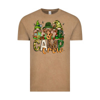 Vintage Coffee camp crew with gnomies Vintage Tee - texasbilliewilder