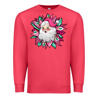 Cardinal pink Christmas Santa Claus sunflower Premium Sweatshirt - Jasminsmagicworld