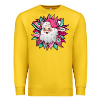 Lemon pink Christmas Santa Claus sunflower Premium Sweatshirt - Jasminsmagicworld