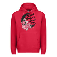 Cardinal all good things are wild and free Premium Hoodie - MaliasSmallBusiness