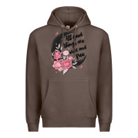 Coffee all good things are wild and free Premium Hoodie - MaliasSmallBusiness