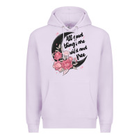 Lilac all good things are wild and free Premium Hoodie - MaliasSmallBusiness