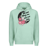 Seafoam all good things are wild and free Premium Hoodie - MaliasSmallBusiness
