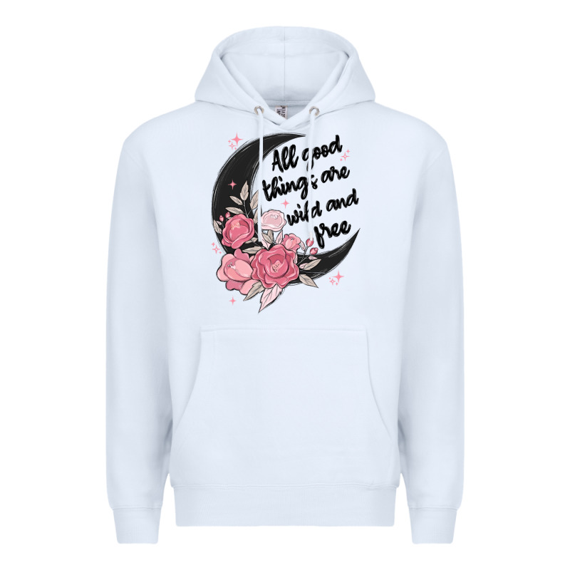 All Good Things Are Wild And Free Premium Hoodie by MaliasSmallBusiness | Teevron