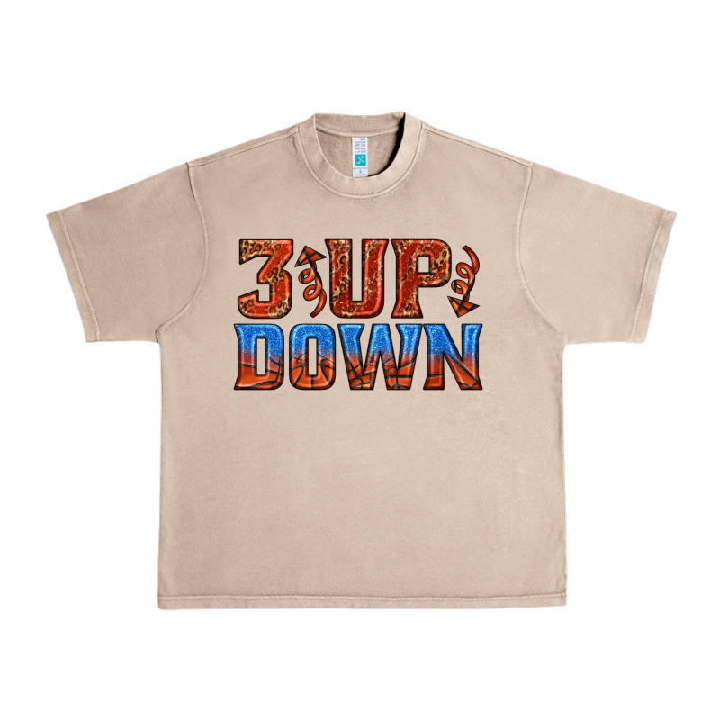3 Up 3 Down Basketball Urban Heavy Tee by texasbilliewilder | Teevron