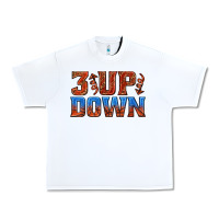 White 3 up 3 down basketball Urban Heavy Tee - texasbilliewilder