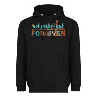 Black not perfect just forgiven Heavyweight Hoodie - Artiststas