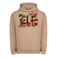 Pigment Burro Cutest Elf Ever Christmas Urban Hoodie - BundleAndBundleShop