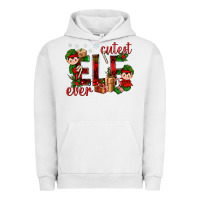 Pigment Lunar Rock Cutest Elf Ever Christmas Urban Hoodie - BundleAndBundleShop