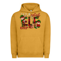 Pigment Peanut Butter Cutest Elf Ever Christmas Urban Hoodie - BundleAndBundleShop