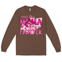 Chestnut My Mama Is a Fighter with Ribbon Long Sleeve Tee - texasbilliewilder