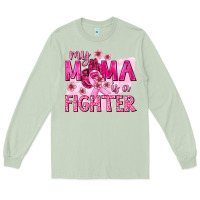 Matcha My Mama Is a Fighter with Ribbon Long Sleeve Tee - texasbilliewilder