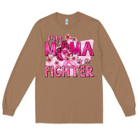 Toasted Coconut My Mama Is a Fighter with Ribbon Long Sleeve Tee - texasbilliewilder